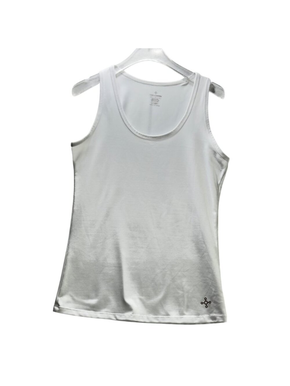 Tommie Copper Women's Copper & Zinc Infused Tank Top White Size L - Picture 3 of 8